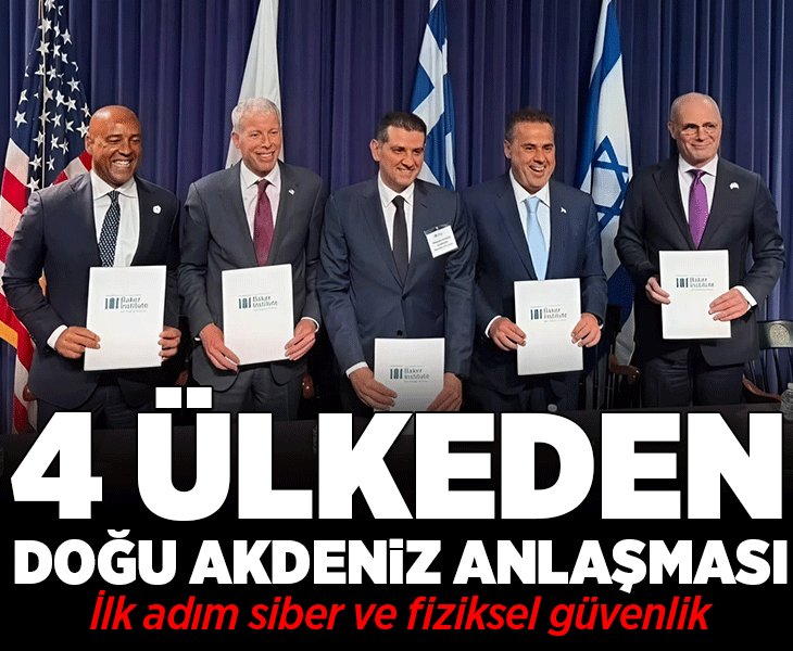 ABD, Yunanistan, İsrail ve GKRY’den Doğu Akdeniz anlaşması! Gözler şimdi Tel Aviv'de