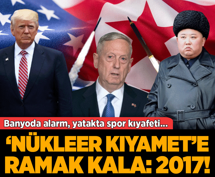 'Nükleer kıyamet'e ramak kala! Banyoda alarm, yatakta spor kıyafeti