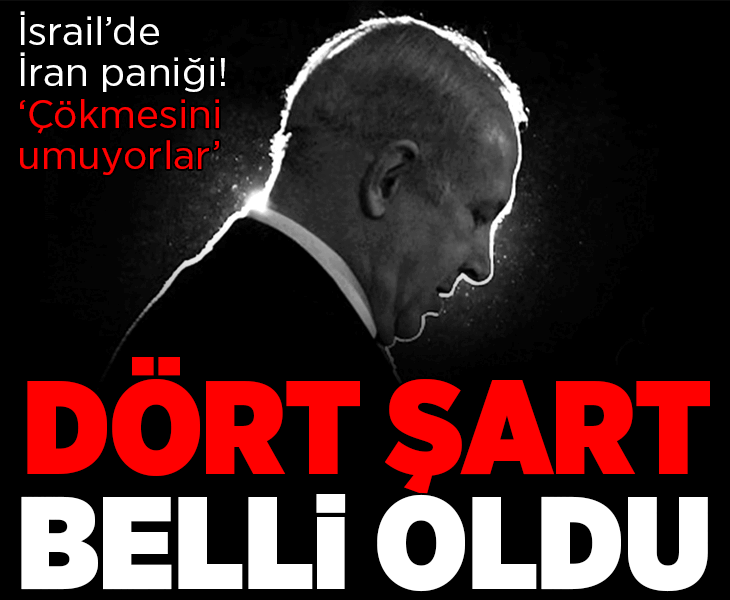 İsrail'de İran paniği! İstedikleri 4 şart belli oldu: 'Çökmesini umuyorlar'