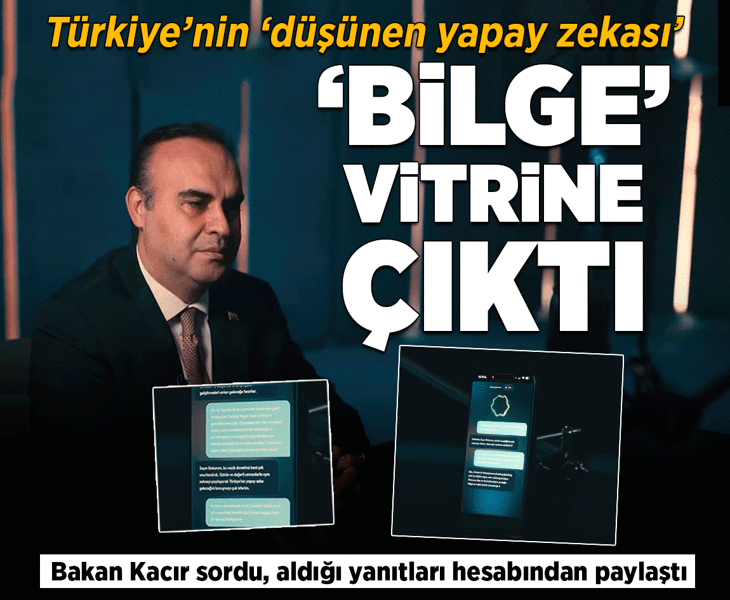 Türkiye'nin yerli ve milli yapay zeka modeli 'Bilge' vitrine çıktı
