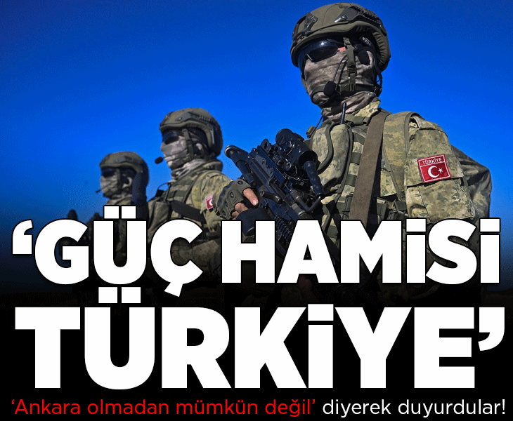 Fransa 'Ankara olmadan mümkün değil' diyerek duyurdu! 'Güç hamisi Türkiye'