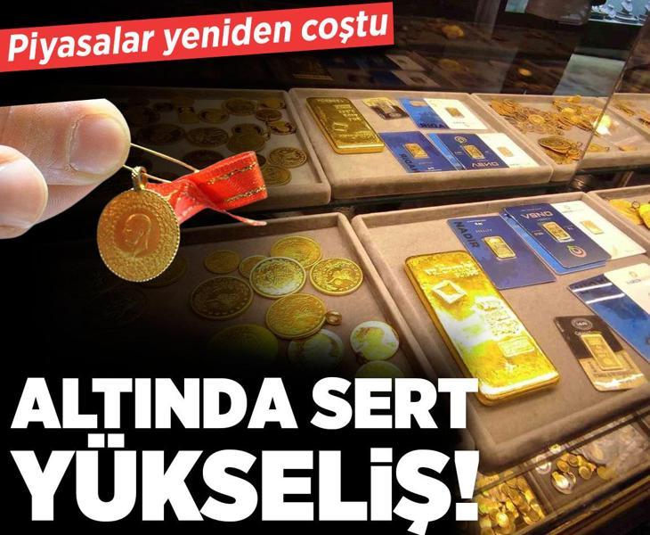 Piyasalar yeniden coştu: Altında sert yükseliş!