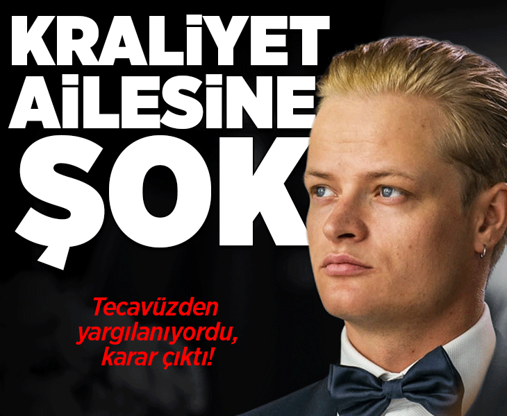 Norveç kraliyet ailesine şok! Veliaht Prensesi Mette-Marit'in oğluna tecavüzden 4 yıl hapis