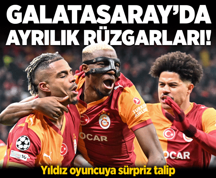 Galatasaray'da ayrılık rüzgarı! Yıldız futbolcu ile yollar ayrılıyor