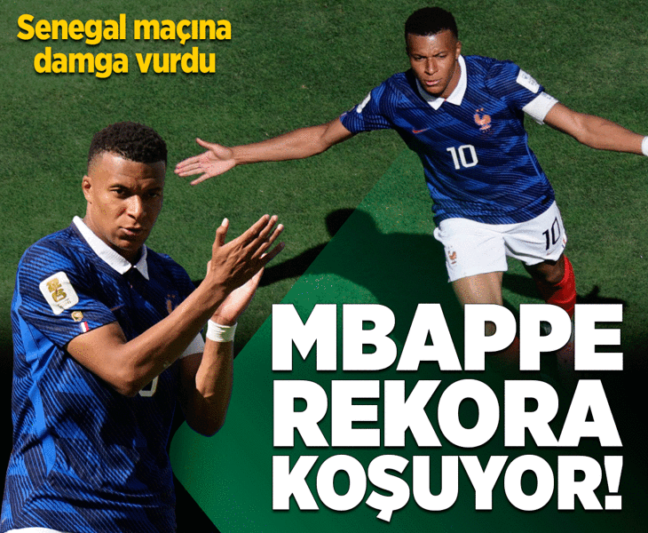 Kylian Mbappé adım adım zirveye! Senegal maçına damga vurdu
