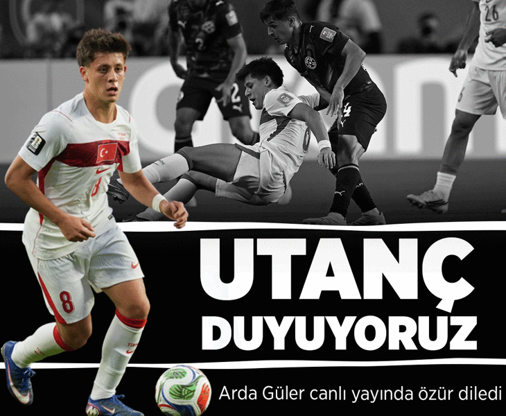 Arda Güler, Paraguay yenilgisi sonrası konuştu: Utanç duyuyoruz, özür dileriz