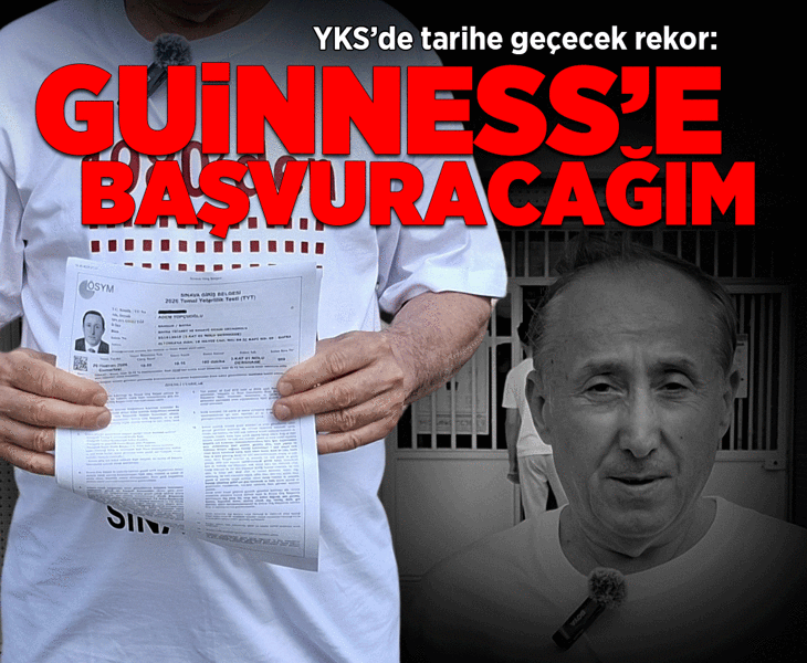 YKS'de tarihe geçecek rekor: Guinness'e başvuracağım