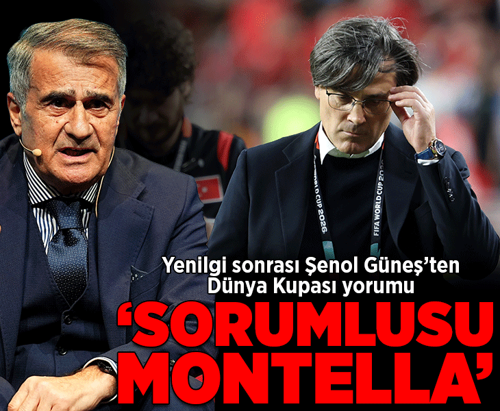 Türkiye - Paraguay maçı sonrası Şenol Güneş'ten Dünya Kupası yorumu! 'Sorumlusu Montella'