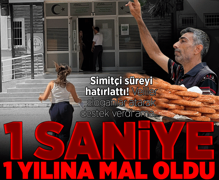 Simitçi süreyi hatırlattı ama... 1 saniye ile sınavı kaçırdı!