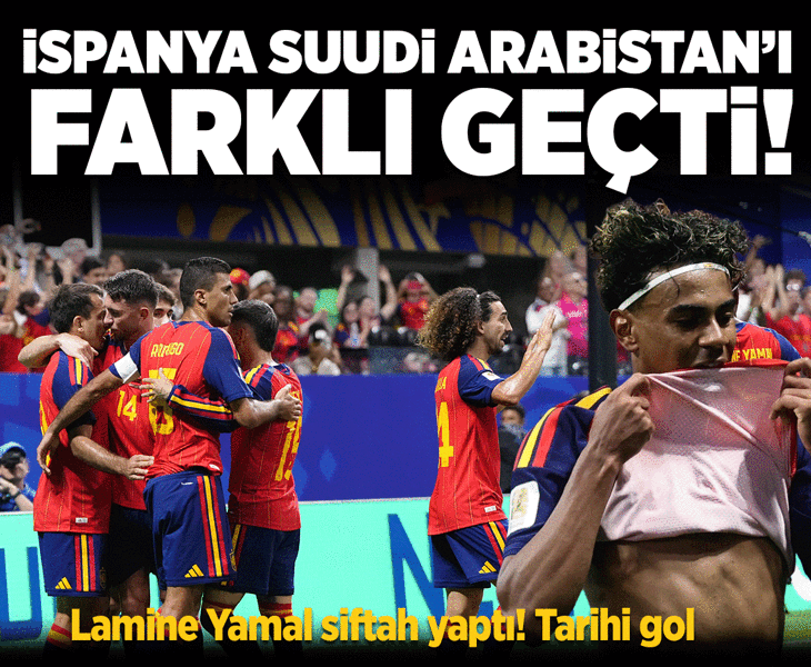 İspanya, Suudi Arabistan'ı farklı geçti! Galibiyetle tanıştı
