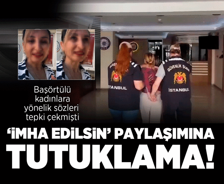 Metroda skandal olay! 'Kapalılar imha edilsin' demişti, tutuklandı