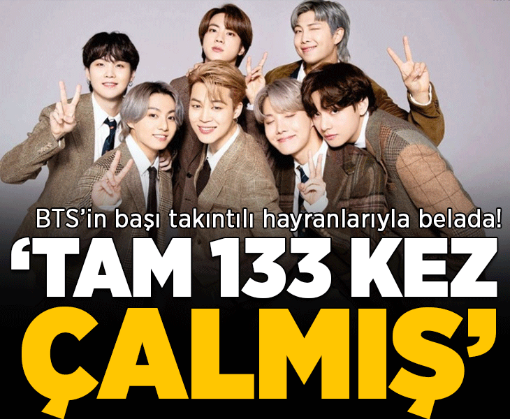Dünyaca ünlü K-pop grubu BTS'in başı takıntılı hayranyla belada!'133 kere çalmış'