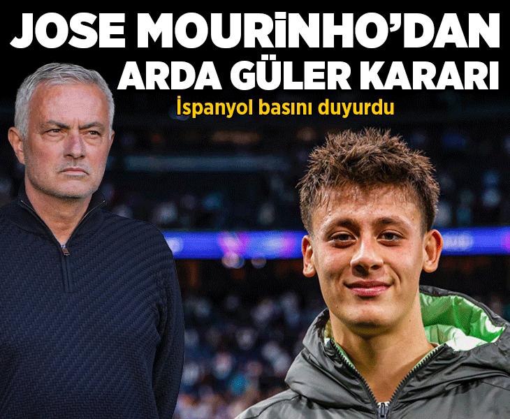 Jose Mourinho'dan Arda Güler kararı! Yeni planı ortaya çıktı