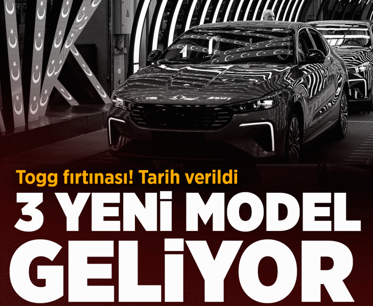 Togg fırtınası! 3 yeni model geliyor