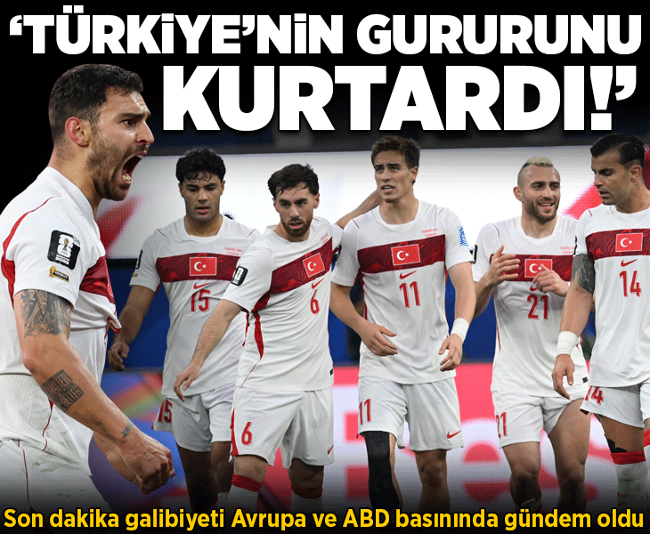 A Milli Takım'ın ABD galibiyeti dış basında gündem oldu! 'Dünya Kupası'ndaki gururunu kurtardı'