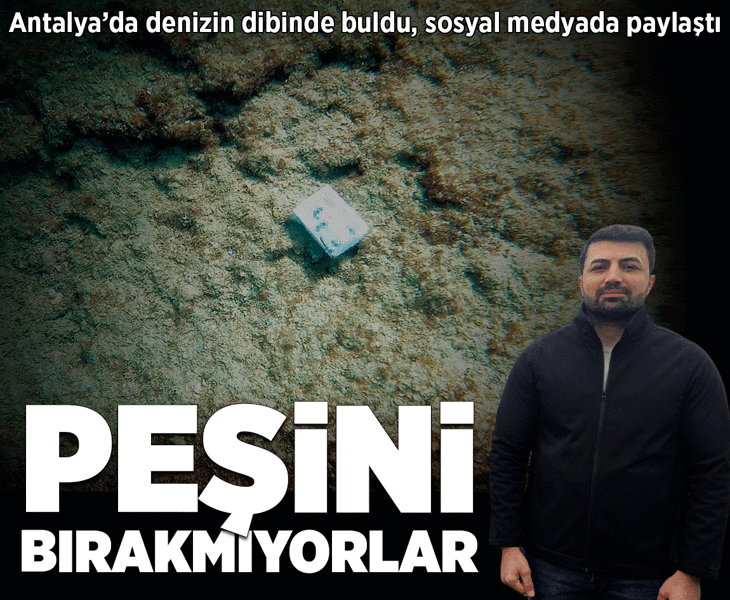 Denizden çıkarıp sosyal medyada paylaştı: Peşini bırakmıyorlar