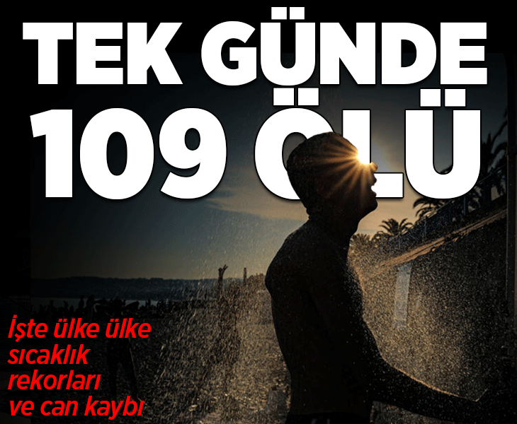 Tek günde 109 ölü! Avrupa yanıyor: İşte ülke ülke sıcaklık rekorları ve can kaybı