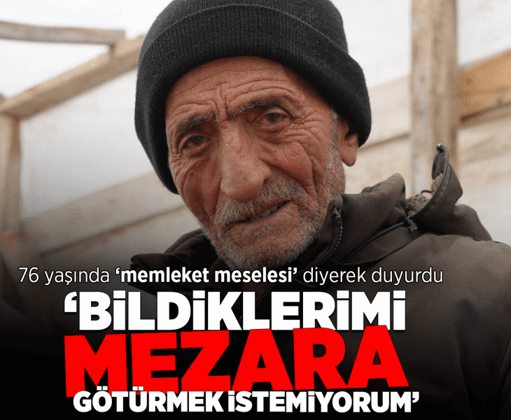 'Memleket meselesi' diye başladı: Bildiklerimi kendimle mezara götürmek istemiyorum