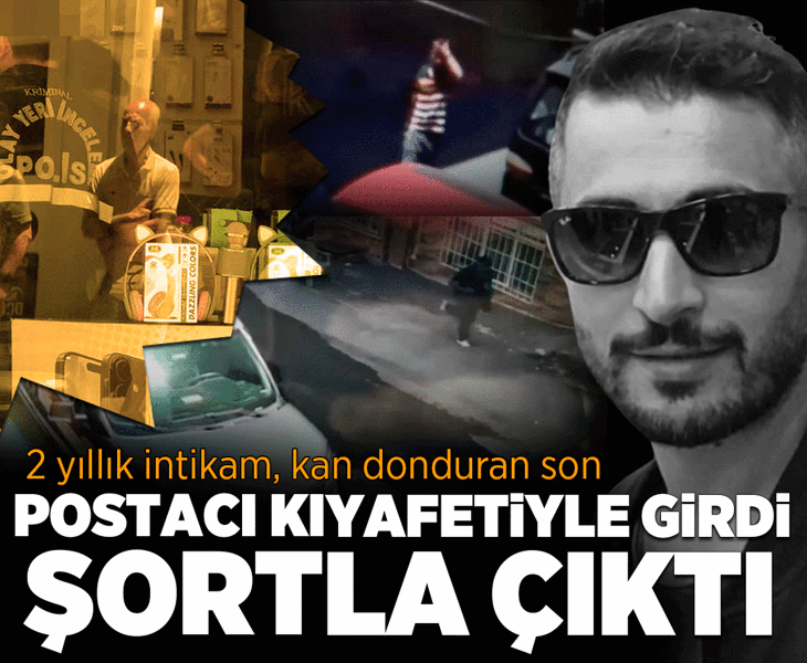 2 yıllık intikam korkunç sonla bitti! Postacı kıyafetiyle girdi, şortla çıktı