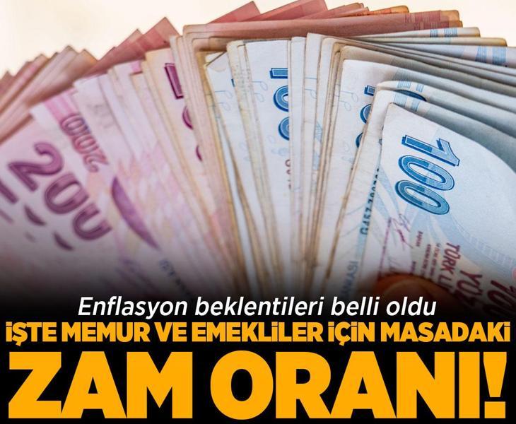Enflasyon beklentileri belli oldu! İşte memur ve emekliler için masadaki zam oranı