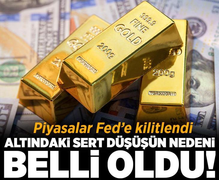 Altındaki sert düşüşün nedeni belli oldu!