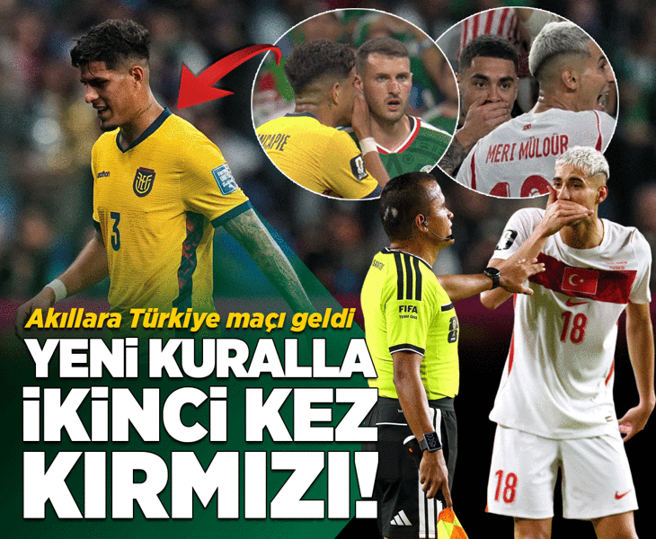 Yeni kural ikinci kez uygulandı! Akıllara Türkiye maçı geldi