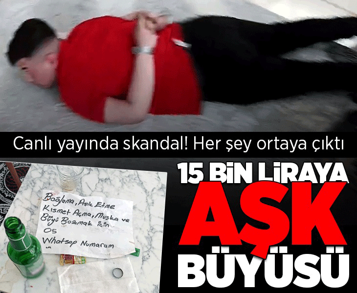 Canlı yayında 'aşık ederim' büyüsü! 'Muhammet Hoca' operasyonu: Binlerce lira topladılar