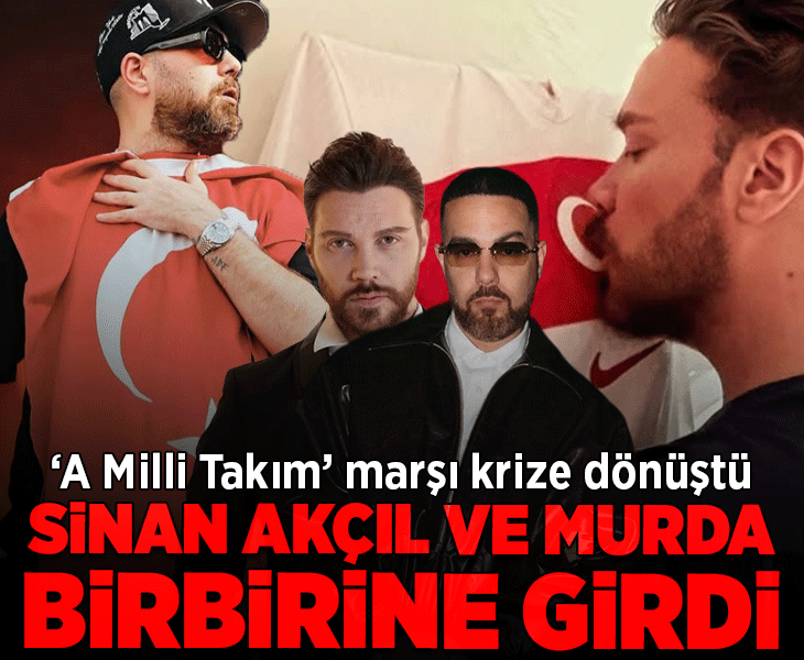 Marş krizi büyüyor! Sinan Akçıl ve Murda birbirine girdi