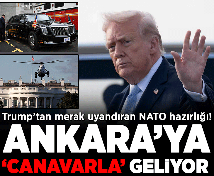 'Uçan Beyaz Saray', bin kişilik ekip! ABD'den dikkat çeken NATO hazırlığı: Trump'ın 'Canavar'ı da Ankara'ya geliyor!