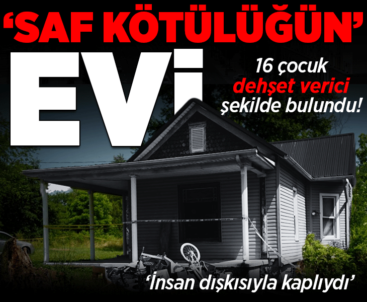 ABD'de 16 çocuk evde dehşet verici şekilde bulundu! 'Vahşi hayvan gibiydiler'