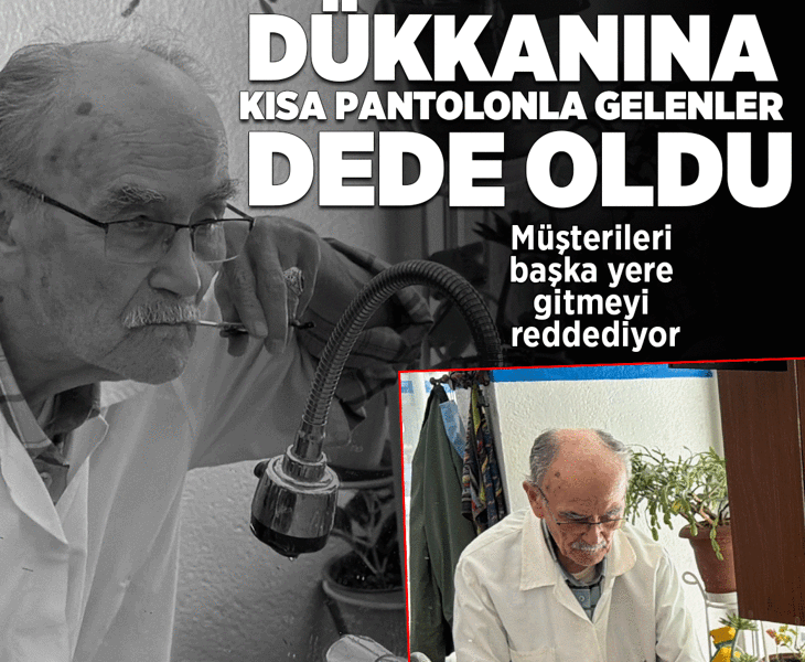 Dükkanına kısa pantolonla gelenler dede oldu: 71 yıldır aynı saatte açarım