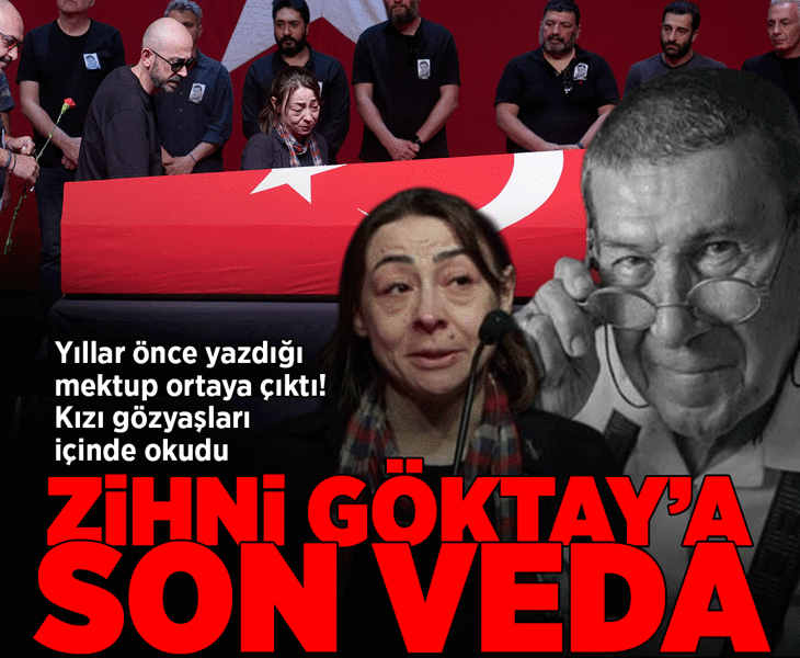 Türk tiyatrosunun çınarı Zihni Göktay son yolculuğuna uğurlanıyor! Kızına bıraktığı son mektup herkesi ağlattı