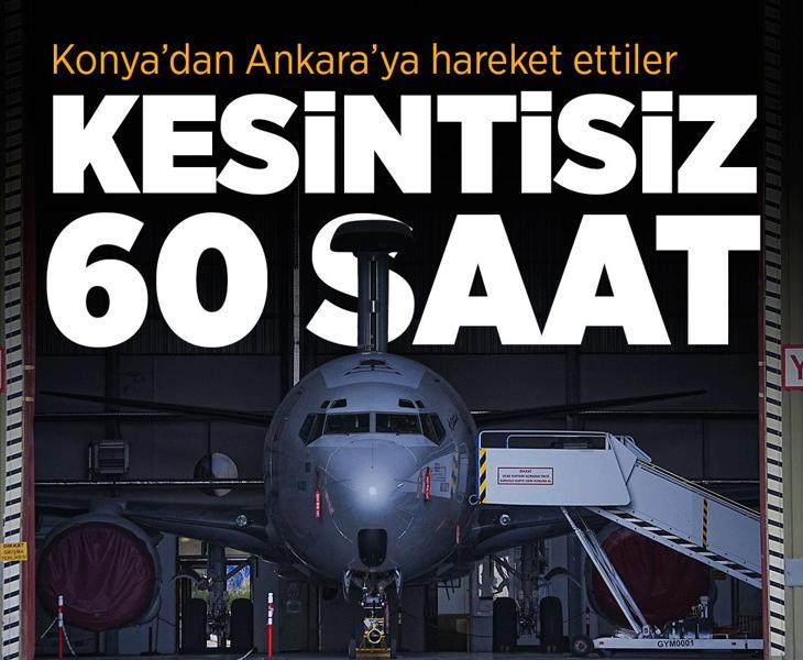 NATO Ankara Zirvesi kapsamında HİK uçakları, güvenlik için 60 saat kesintisiz uçuş yapacak