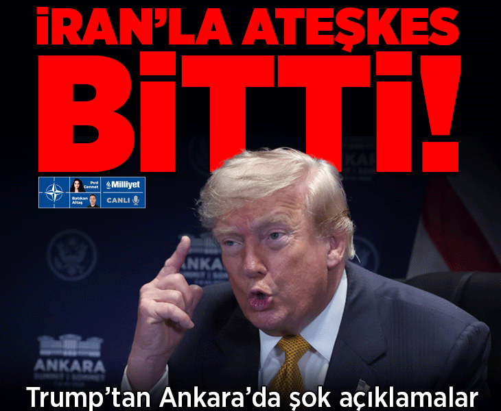 Son dakika... ABD Başkanı Trump: İran ile ateşkes bitti