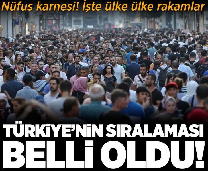 İşte ülke ülke rakamlar! Türkiye'nin nüfus karnesi: AB'den daha genciz, dünya ortalamasının altındayız