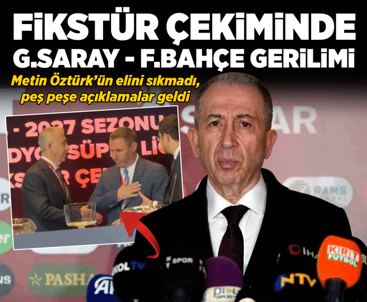 Fenerbahçe ve Galatasaray gerilimi! Elini sıkmadı