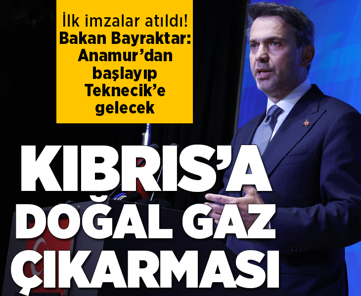 Kıbrıs’a Doğal Gaz çıkarması! Akdeniz’in altından boru hattı ile bağlanacak