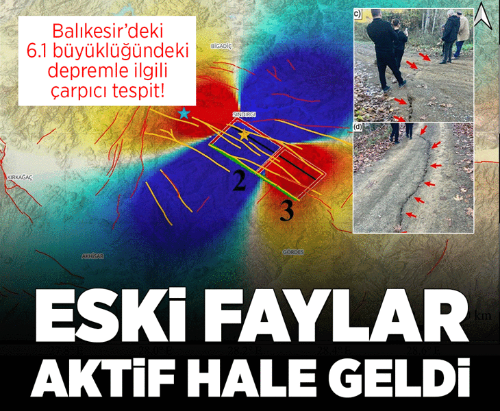 Balıkesir'deki 6.1 büyüklüğündeki depremle ilgili yeni tespit! Yeniden aktif hale geldi