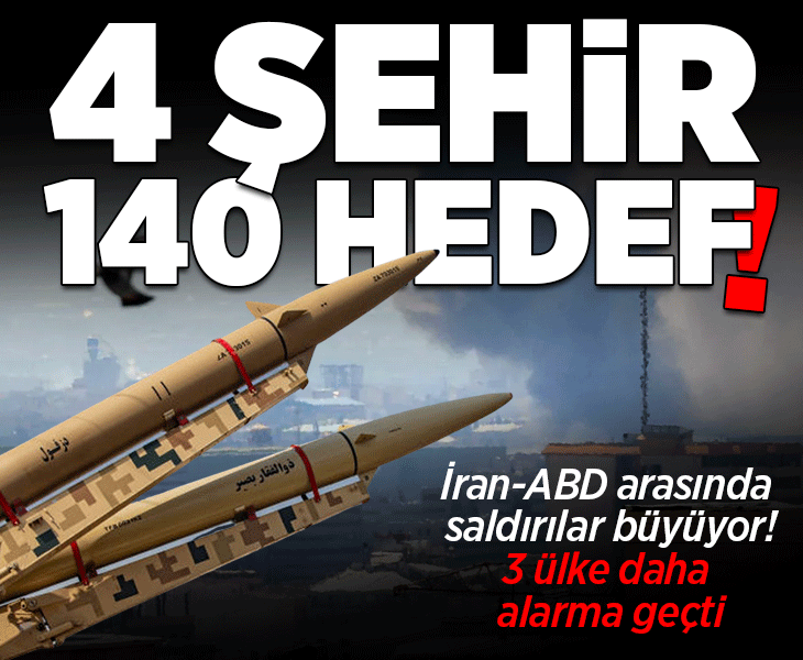 İran-ABD arasında saldırılar büyüyor! 140 hedef vuruldu, 3 ülke daha alarma geçti
