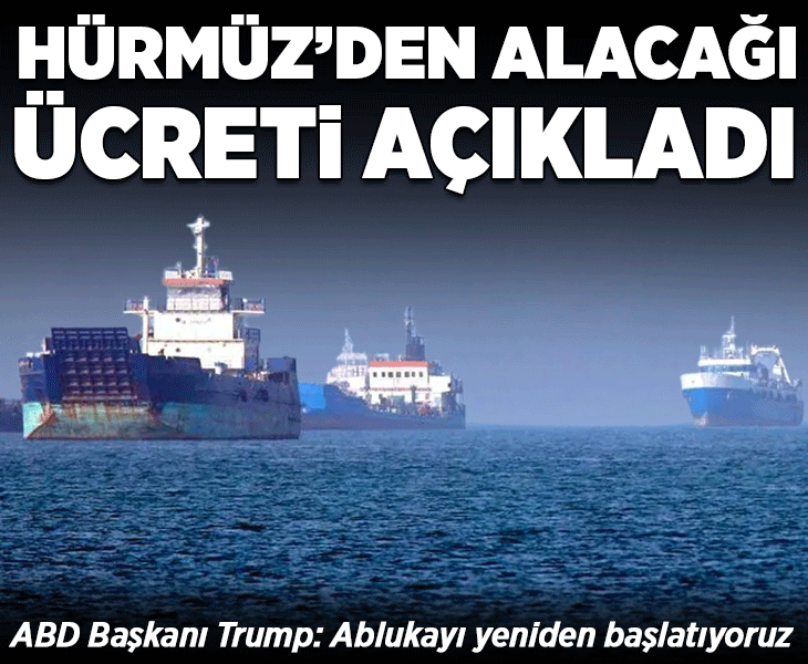 ABD Başkanı Trump'tan yeni İran açıklaması! 'Hürmüz'ü ele geçiriyoruz'