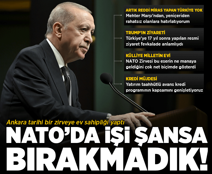 Cumhurbaşkanı Erdoğan'dan Kabine Toplantısı'nın ardından önemli açıklamalar