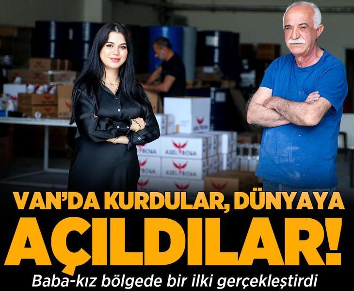 Van’da kurdular, dünyaya açıldılar! Baba-kız bölgede bir ilki gerçekleştirdi