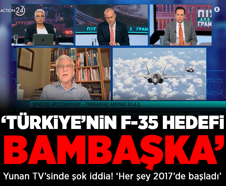 Eski Yunan Genelkurmay Başkanı'ndan canlı yayında şok iddia! 'Her şey 2017'de başladı' dedi: 'Türkiye'nin F-35 hedefi bambaşka'