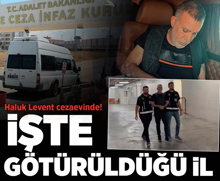 Tutuklanan Haluk Levent'in götürüldüğü il belli oldu
