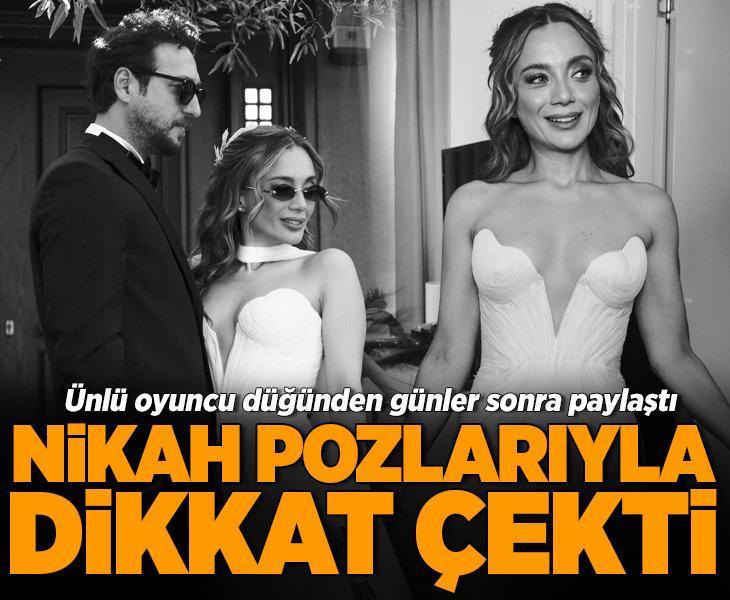 Mutluluğa 'Evet' demişti! Damla Sönmez nikahtan yeni kareleri paylaştı
