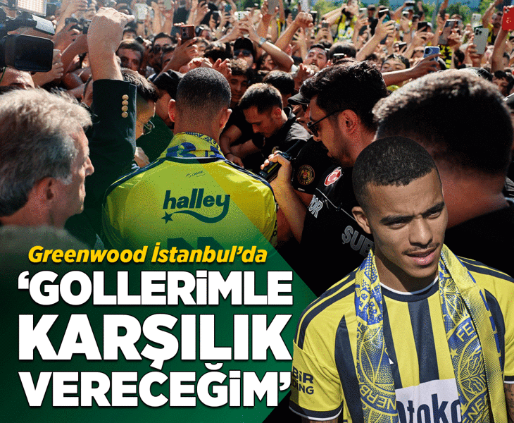 Fenerbahçe'nin yeni transferi Mason Greenwood İstanbul'a geldi! 'Maceraya başlamak için hazırım'