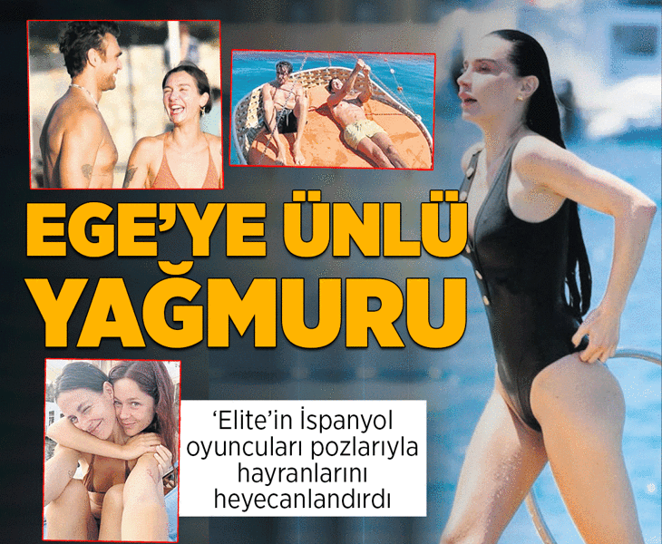 Ege’ye ünlü yağmuru