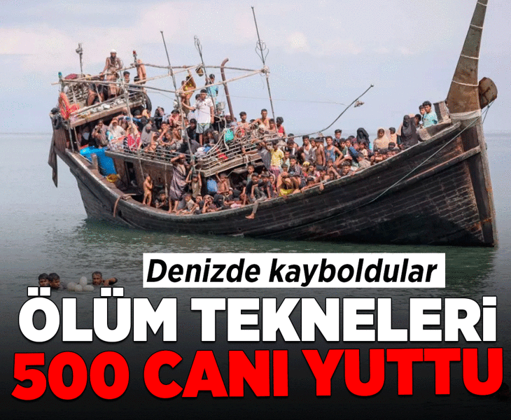 Myanmar’dan kaçtılar, denizde kayboldular! Ölüm tekneleri 500 canı yuttu