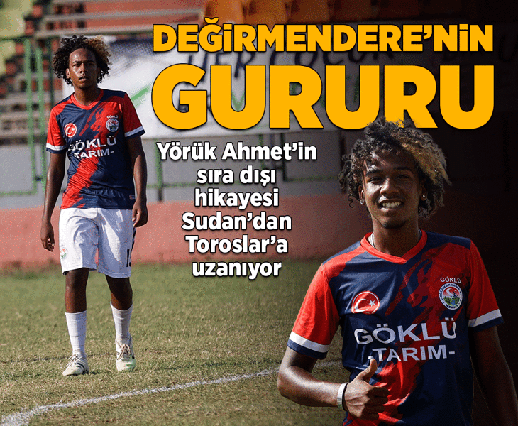 Sudanlı annenin Yörük oğlu Ahmet Göklü'nün hedefi futbol kariyerinde ilerlemek