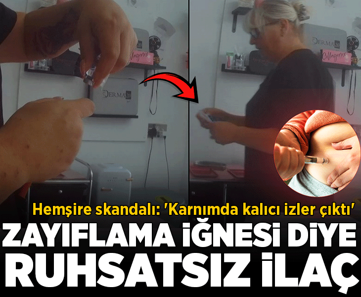 Hemşireden 'zayıflama iğnesi' diye ruhsatsız ilaç! 'Çok acı verdi, karnımda kalıcı izler çıktı'